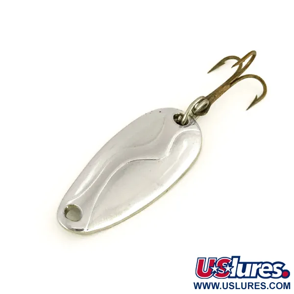Vintage  Acme Kamlooper Junior, 1/4oz Nickel fishing spoon #7505