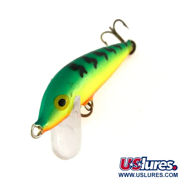Vintage Rapala Countdown, 3/16oz FT Fire Tiger fishing lure #7509