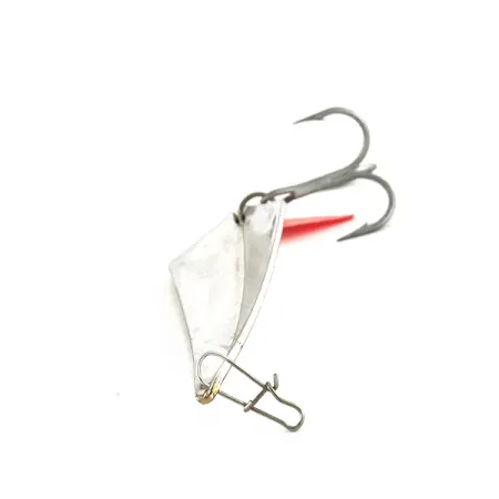 Vintage Rebel Arrowhead, 3/8oz Silver, Silver Plated fishing spoon #7516