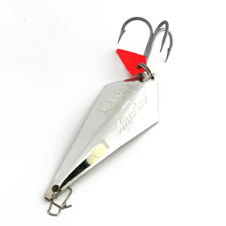 Vintage Rebel Arrowhead, 3/8oz Silver, Silver Plated fishing spoon #7516