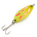 Vintage  Luhr Jensen Little Jewel, 1/4oz Yellow / Red fishing spoon #7519