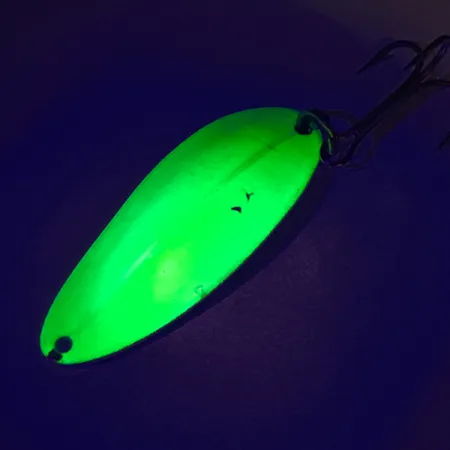 TODDCO Main liner UV, 2/5oz Yellow / Green / Nickel fishing spoon #7538