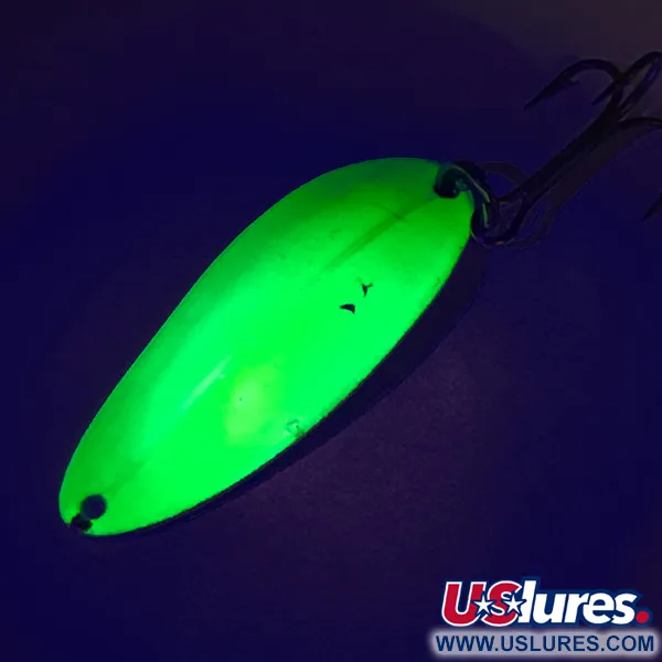  TODDCO Main liner UV, 2/5oz Yellow / Green / Nickel fishing spoon #7538