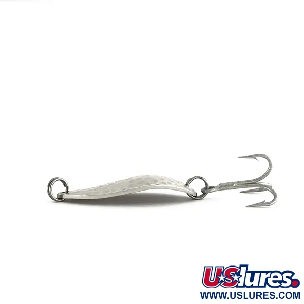 Luhr Jensen Little Jewel, 1/3oz Hammered Nickel fishing spoon #7553