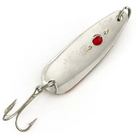 Red Eye Lures Red Eye Evil Eye UV, 1/2oz Nickel / Orange / Red Eye fishing spoon #7556