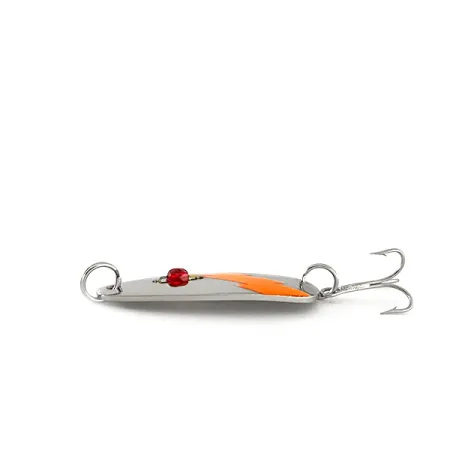 Red Eye Lures Red Eye Evil Eye UV, 1/2oz Nickel / Orange / Red Eye fishing spoon #7556