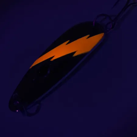 Red Eye Lures Red Eye Evil Eye UV, 1/2oz Nickel / Orange / Red Eye fishing spoon #7556