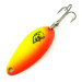 Vintage  Eppinger Dardevle Devle Dog 5200 UV, 1/4oz Yellow / Orange / Nickel fishing spoon #7564