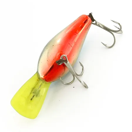 Vintage Rapala Fat Rap, 1/3oz Silve Blue fishing lure #7573