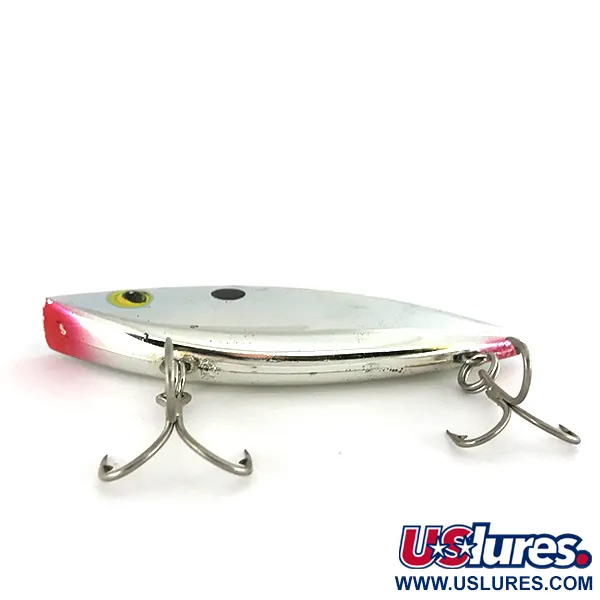 Vintage   Bill Lewis Rat-L-Trap, 1/2oz RT 258 Nickel Black Blue fishing lure #7577