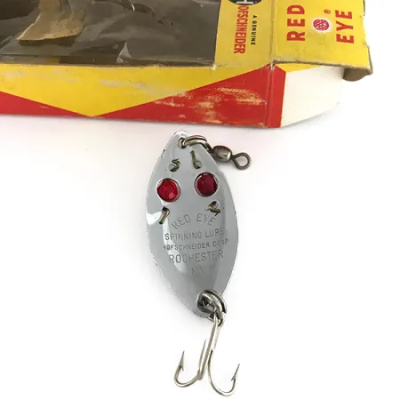 Hofschneider Red Eye, 1/4oz Nickel / Red Eyes fishing spoon #7583