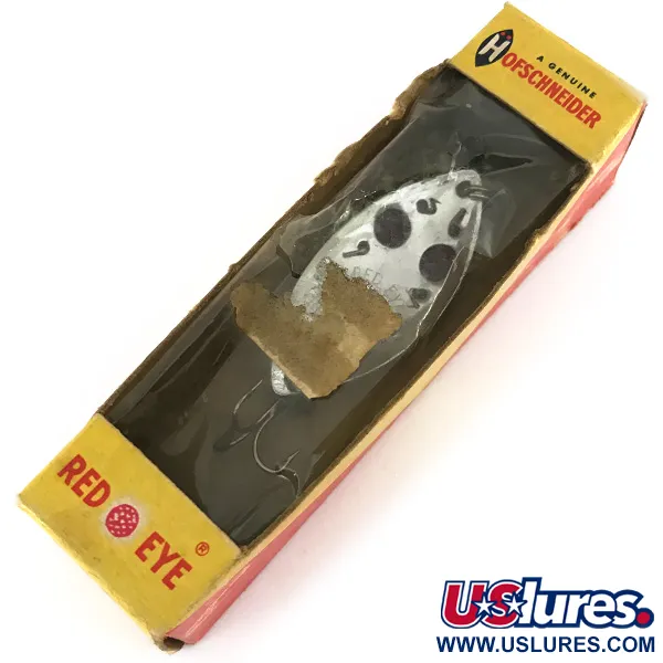  Hofschneider Red Eye, 1/4oz Nickel / Red Eyes fishing spoon #7583