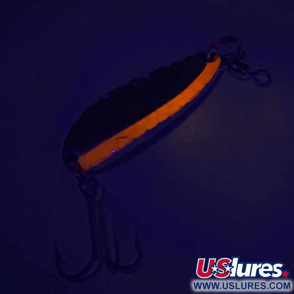  Luhr Jensen Krocodile UV, 1/3oz Nickel / Red fishing spoon #7587
