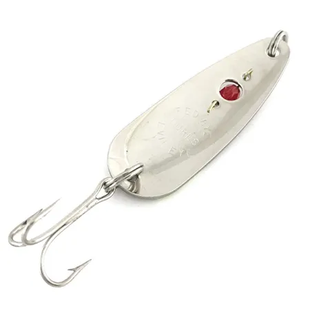 Red Eye Lures Red Eye Evil Eye UV, 1/2oz Nickel / Green fishing spoon #7590