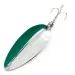 Vintage  TODDCO Main liner , 2/5oz Nickel / Green fishing spoon #7606