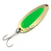 Vintage   Blue Fox Pixee UV, 1/2oz Gold / Green fishing spoon #7612