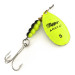 Vintage   Mepps Aglia 5 Fluo UV, 1/2oz Chartreuse spinning lure #7621