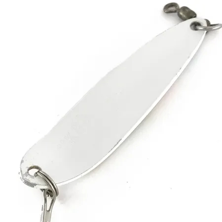 Vintage Luhr Jensen Krocodile Die #5, 1oz Pearl fishing spoon #7632