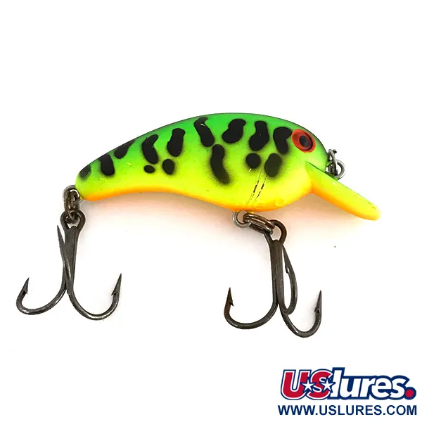 Vintage   Cotton Cordell Big O UV, 1/8oz Fire Tiger fishing lure #7640