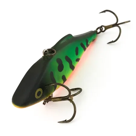 Vintage Rapala Rattl'n RAP UV, 3/5oz Fire Tiger fishing lure #7641