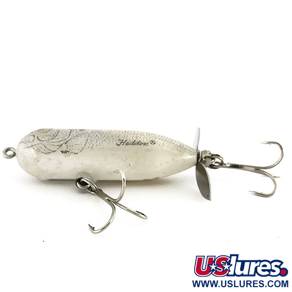 Vintage Heddon Baby Torpedo, 1/3oz Silver fishing lure #7644