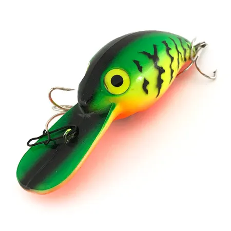 Vintage Yakima Bait Fatfish, 1oz Fire Tiger fishing lure #7649
