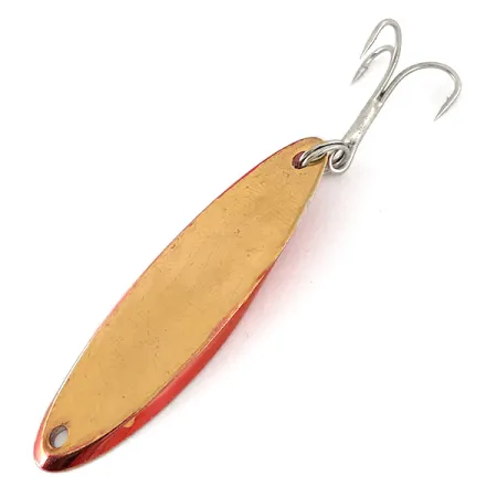 Vintage Acme Kastmaster , 3/4oz Red / Gold fishing spoon #7658
