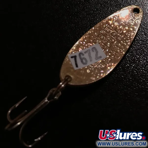 Vintage  Seneca Little Cleo Crystal, 1/4oz Crystal (Copper Scale)  fishing spoon #7672