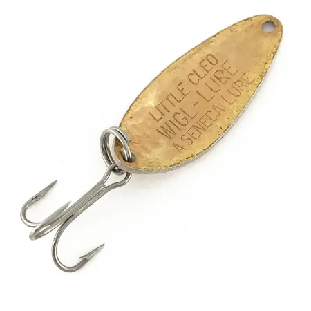 Vintage Seneca Little Cleo Crystal, 1/4oz Crystal (Golden Scale)  fishing spoon #7674