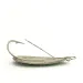 Vintage   Weedless Johnson Silver Minnow, 1/2oz Silver / Green Metallic fishing spoon #7680