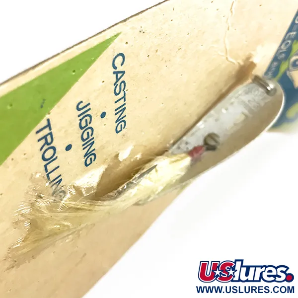   Hopkins 238 Hammered Spoon, 1/4oz Hammered Silver fishing spoon #7694