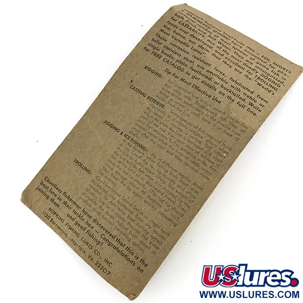   Hopkins 238 Hammered Spoon, 1/4oz Hammered Silver fishing spoon #7694