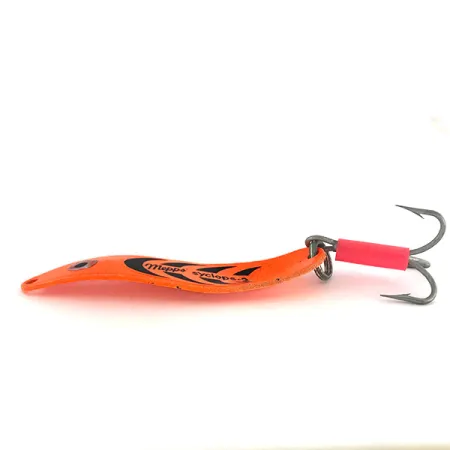 Vintage Mepps Syclops 2, 3/5oz Fluorescent Orange fishing spoon #7695