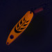 Vintage   Mepps Syclops 2, 3/5oz Fluorescent Orange fishing spoon #7695