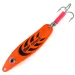 Vintage   Mepps Syclops 2, 3/5oz Fluorescent Orange fishing spoon #7695