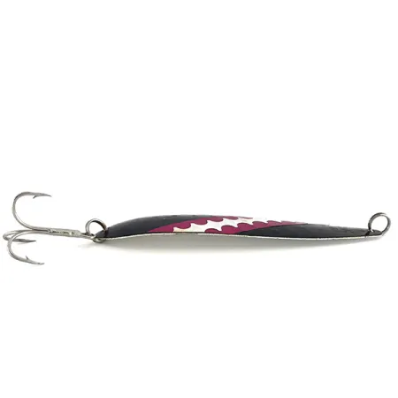 Vintage Calcutta, 2/3oz Black / purple fishing spoon #7696