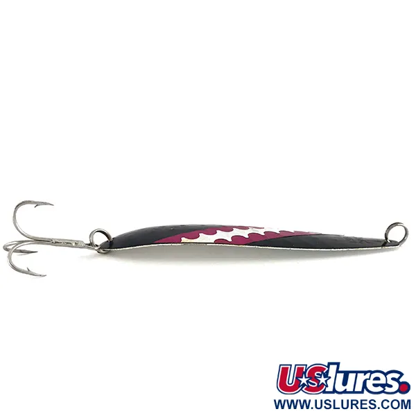 Vintage   Calcutta, 2/3oz Black / purple fishing spoon #7696