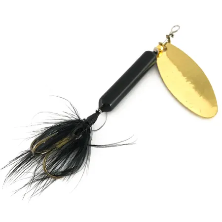 Yakima Bait Worden’s Original Rooster Tail 5, 2/5oz Gold spinning lure #7706