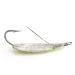 Vintage   Weedless Johnson Silver Minnow UV, 2/5oz Silver / Chartreuse / UV Glow in UV light, Fluorescent fishing spoon #7711
