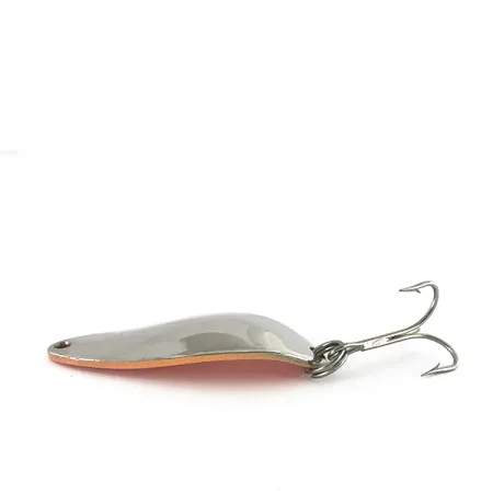 Seneca Little Cleo (Hula Girl), 1/3oz Nickel / Orange fishing spoon #7721