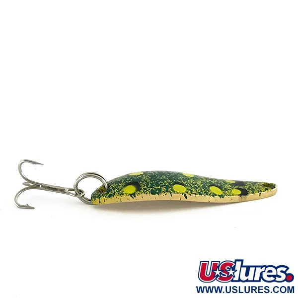  Acme Fiord Spoon, 1/4oz Frog fishing spoon #7733