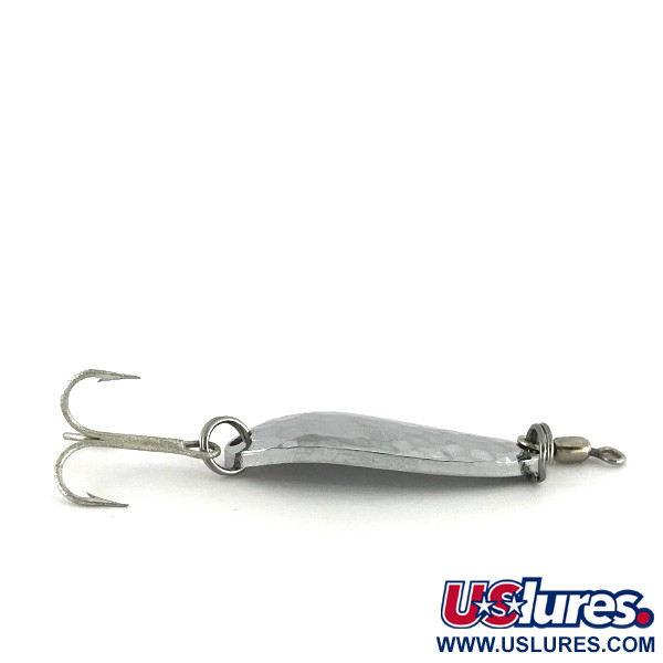  Luhr Jensen Krocodile, 1/3oz Hammered Nickel fishing spoon #7734