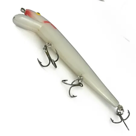 Vintage Cotton Cordell Cordell Red Fin, 3/8oz Nickel / Black Back fishing lure #7742