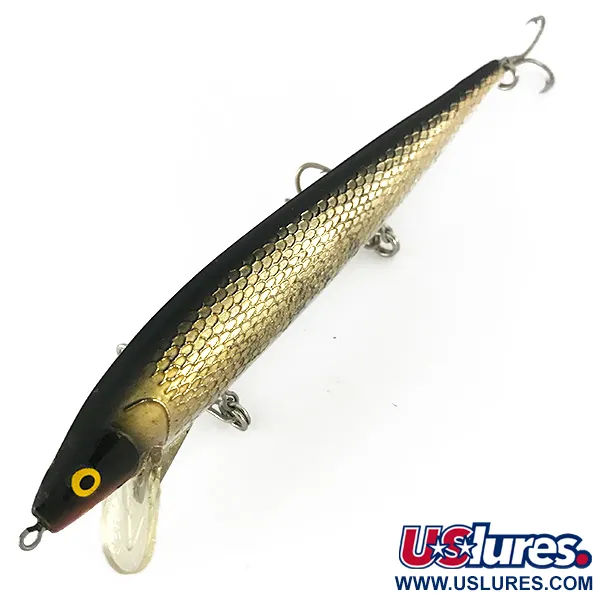 Vintage   Whopper Stopper Hellcat, 1/3oz Gold fishing lure #7744