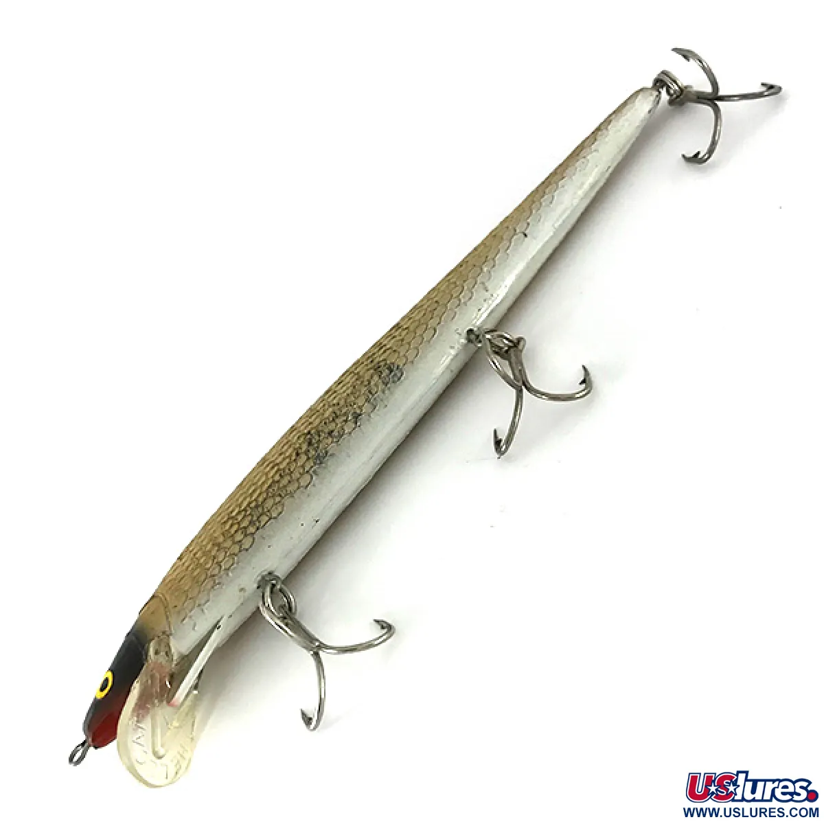 Vintage Whopper Stopper Hellcat, 1/3oz Gold fishing lure #7744