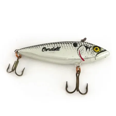 Vintage Cotton Cordell TH Spot, 1/8oz Rainbow Gray fishing spoon #7748