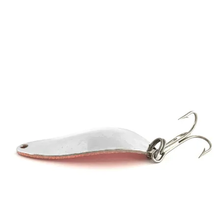 Vintage Seneca Little Cleo (Hula Girl), 1/3oz Nickel / Orange fishing spoon #7758