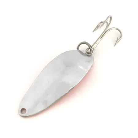 Vintage Seneca Little Cleo (Hula Girl), 1/3oz Nickel / Orange fishing spoon #7758