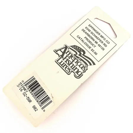 Eppinger Dardevle Midget, 3/16oz Black / White / Nickel fishing spoon #7773