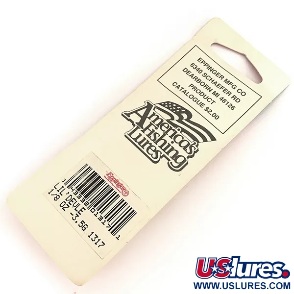  Eppinger Dardevle Lildevle, 1/8oz Five of Diamonds fishing spoon #7774